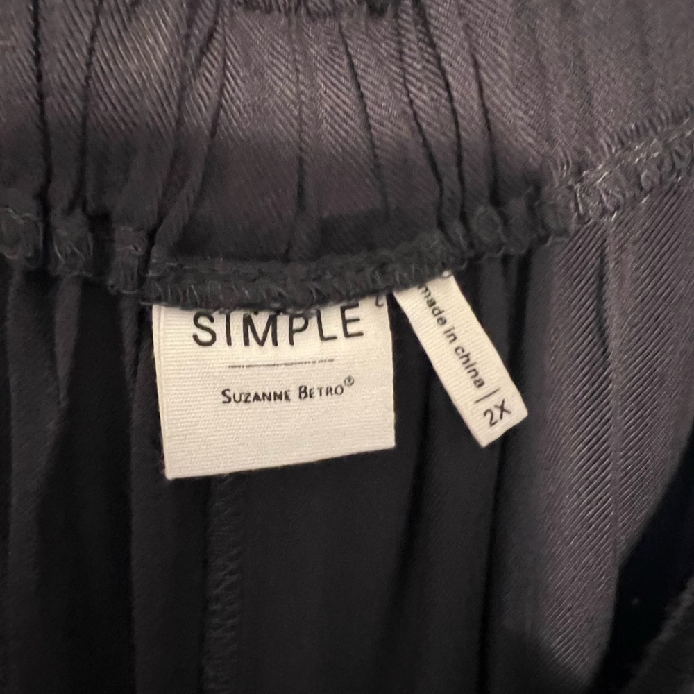 Suzanne Betro Charcoal Sleeveless Jumpsuit - Picture 2 of 5